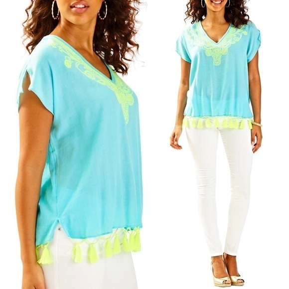 Lilly Pulitzer Kathleen Tunic Top - Picture 1 of 8